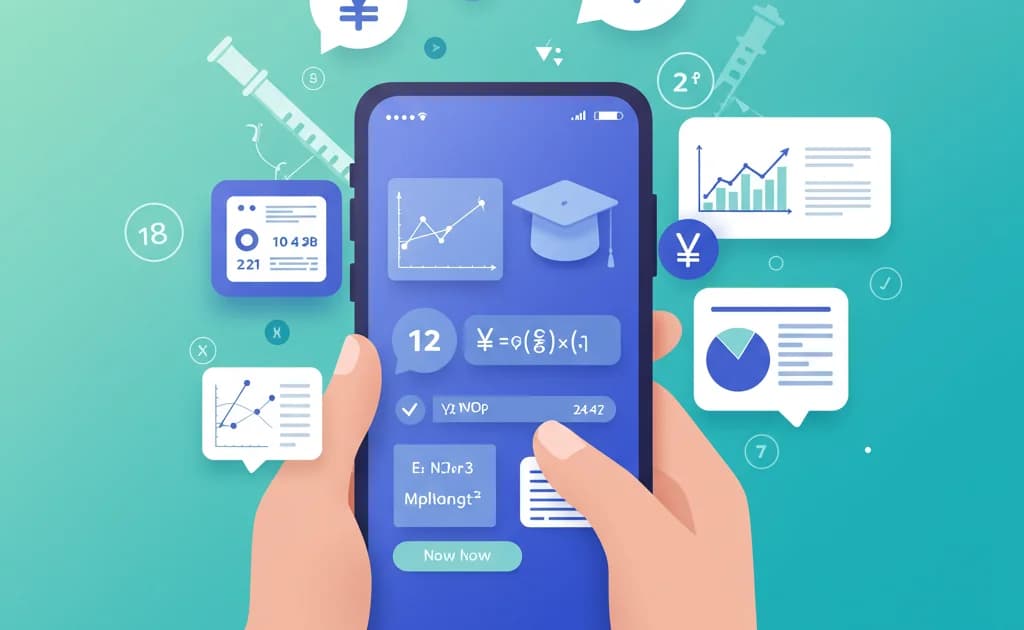 Ilustracja do artykułu: Najlepsze Aplikacje do Nauki Matematyki 2025 - Kompletny Przegląd i Ranking